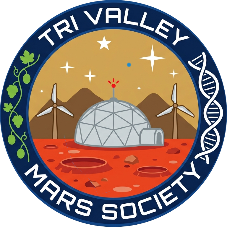Tri Valley Mars Society chapter badge
